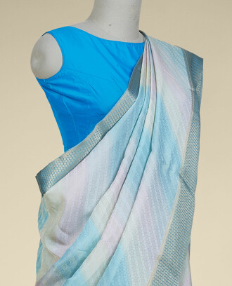 Multi-color+jaal+jacquard+design+mysore+silk+saree%2C+contrast+intricate+design+border