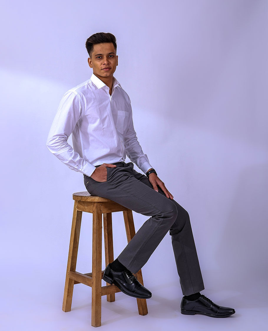 Buy Men Elegant White Shirt Green Trouser for Office Wear Mens Online in  India  Etsy