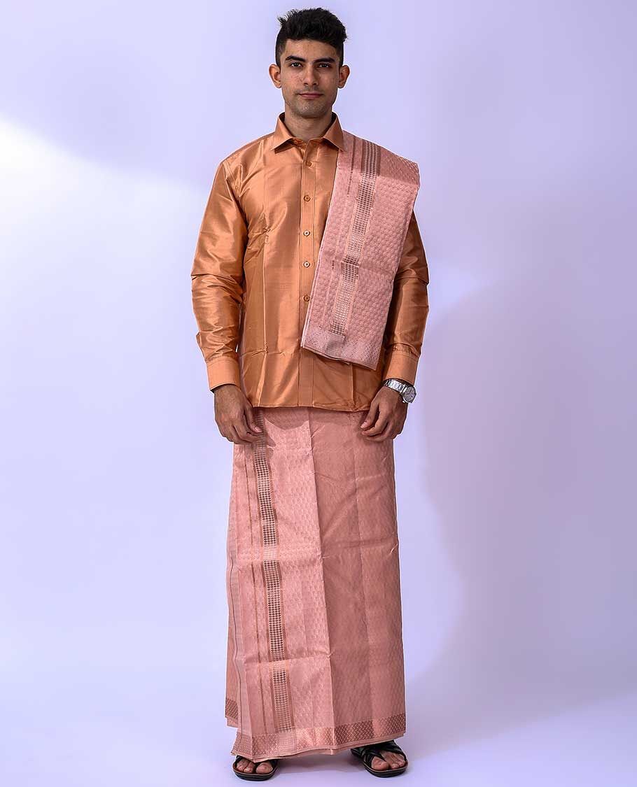 Khadi silk shop dhoti