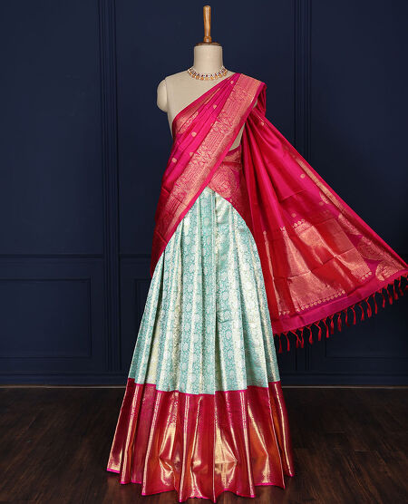 New Collection Half Saree For Women-iangel.vn