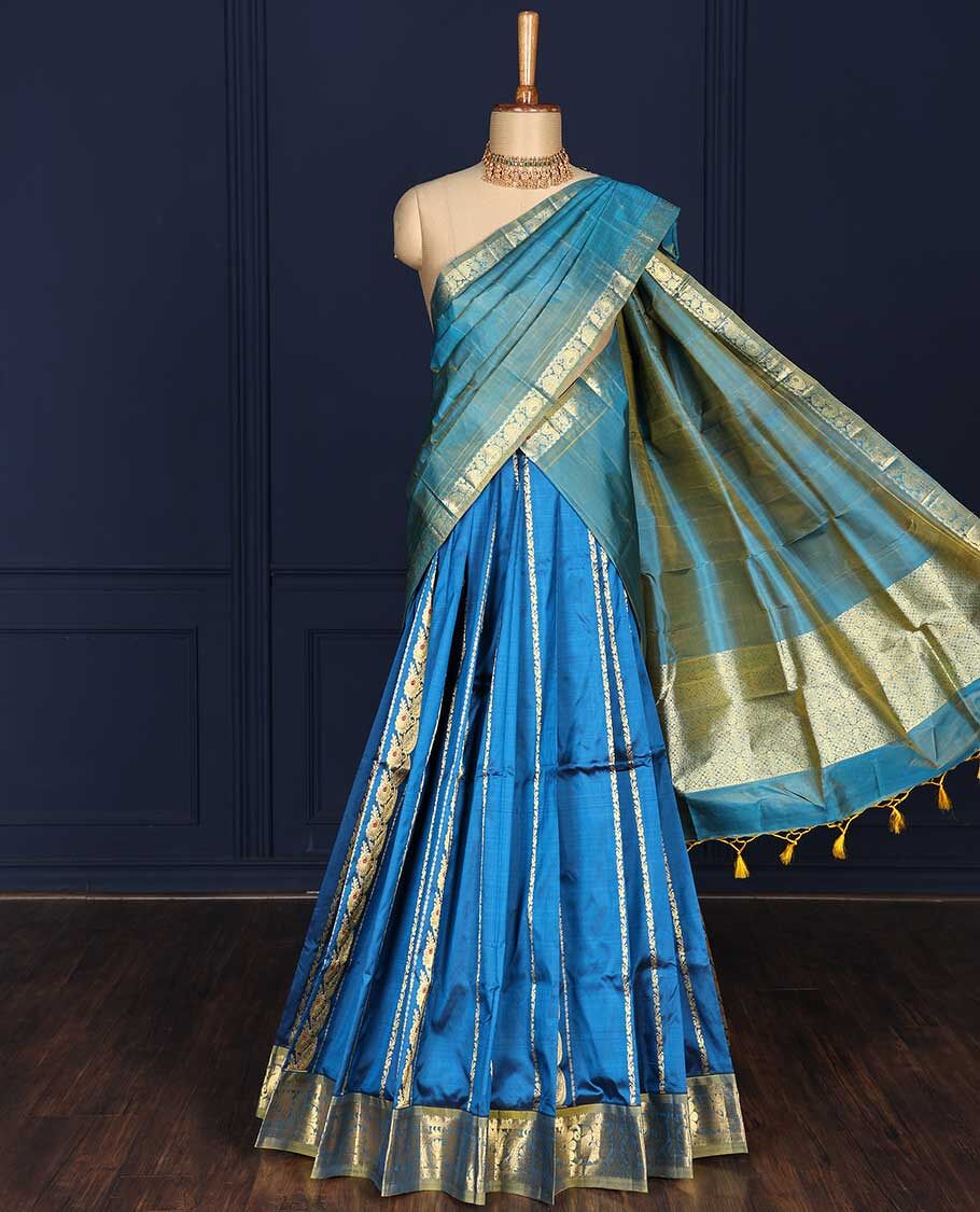 Designer half sarees in sale pothys