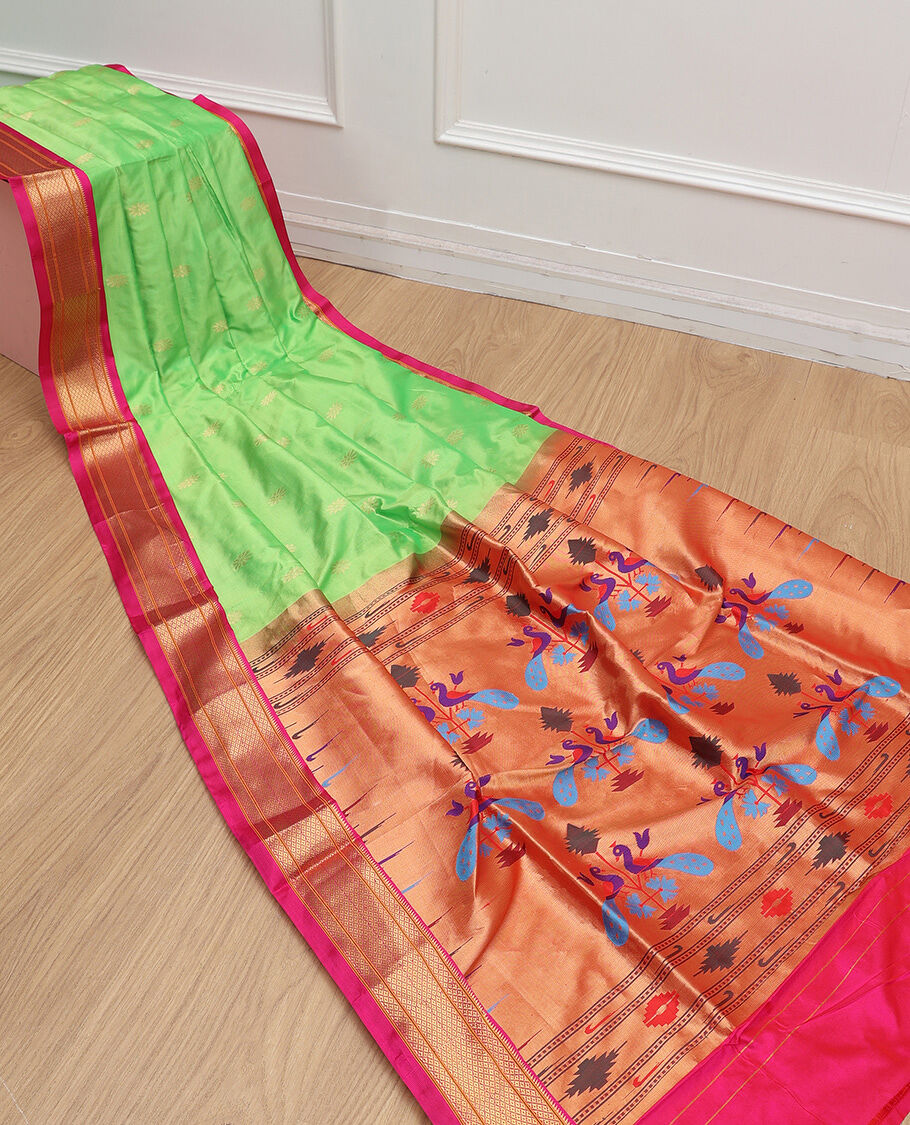 Buy Paithani Sarees online | Wedding Saree at best prices | Om Paithani  Saree and Silk Sarees