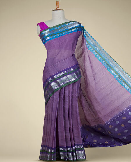 Gadwal cotton sarees | latest pure gadwal pattu saree online from weavers |  GAWT0000001