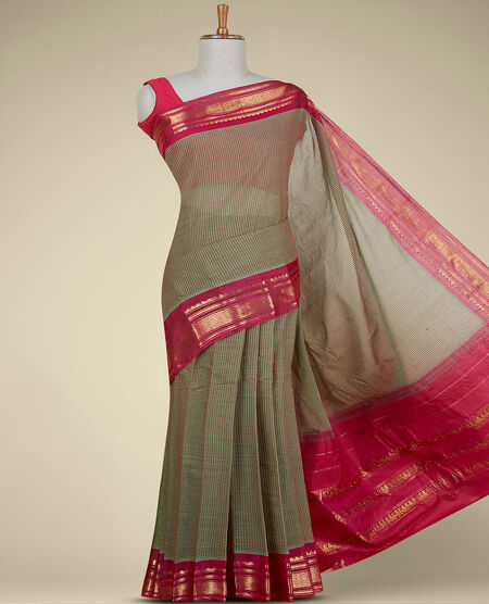 Gadwal Cotton and Silk Sarees (Kupadam or Kumbbam sarees)