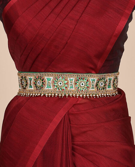 Buy New Designer Black Net Lehenga With Embroidered Bead Work Cape & Belt –  Lady India