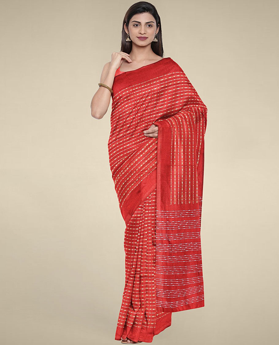 Semi Dupion Saree - Rs. 1890 | 4.11.22 | #shrus | sari | Semi Dupion Saree  - Rs. 1890 | 4.11.22 | #shrus https://shruseternity.com/products/AJS14422  Code : AJS14422 For more collections :... | By Shrus | Facebook