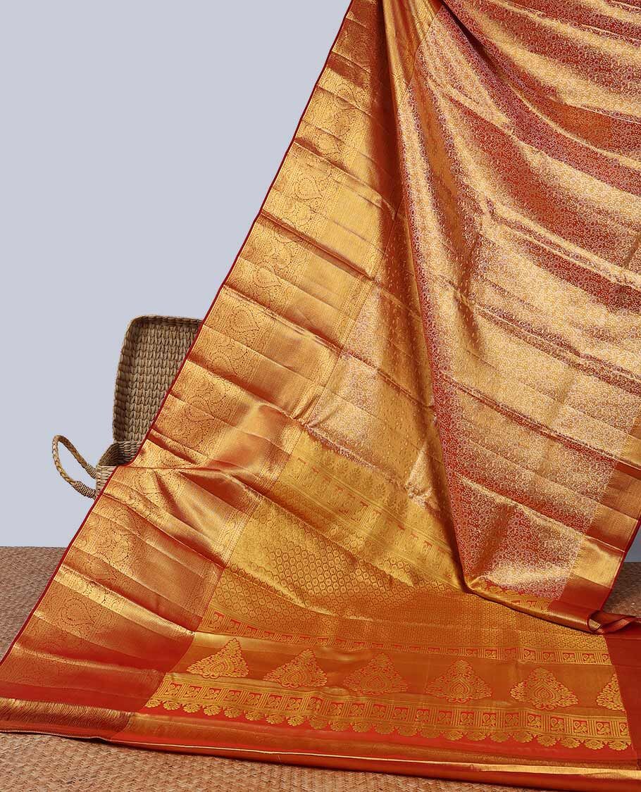 Buy Pure Tissue Silk Saree Online With Silk Mark | Dharya Silks