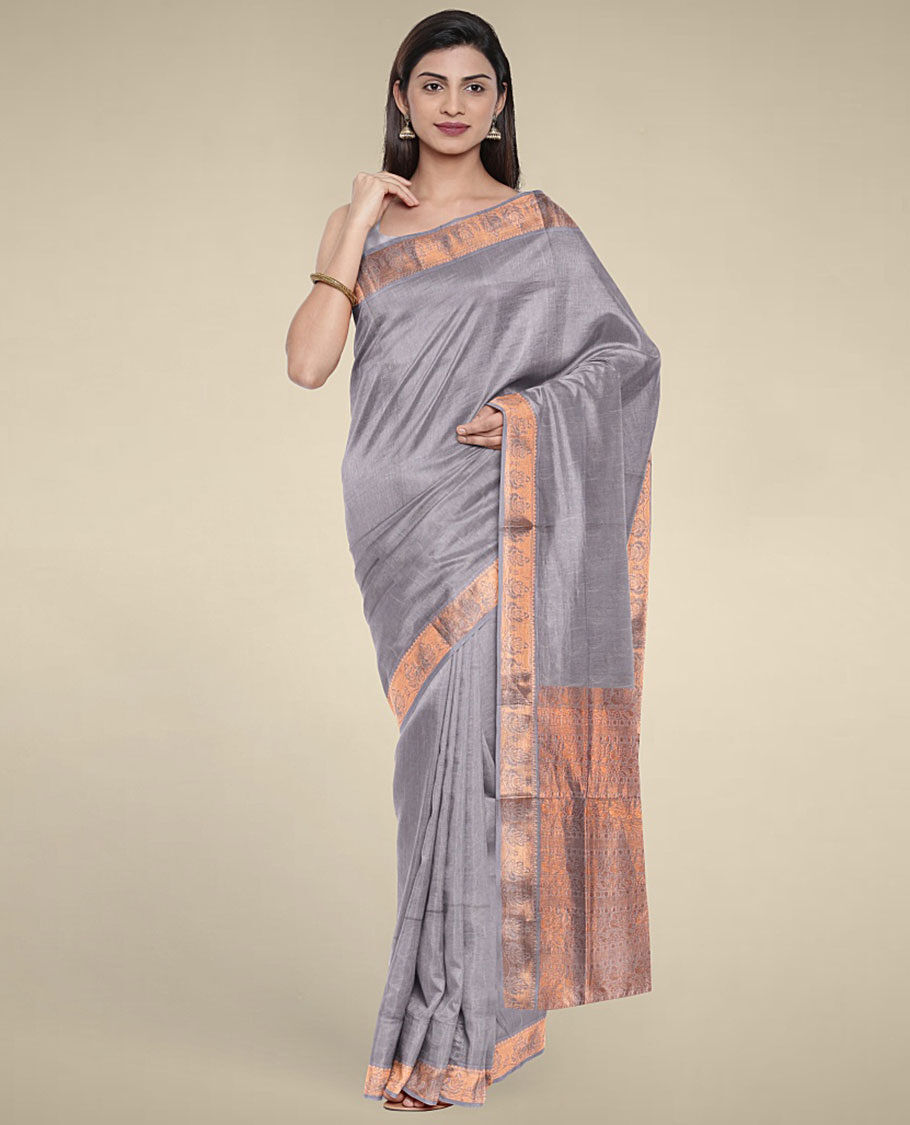 Indigo Print Saree Online | Dabu Printed Sari Online