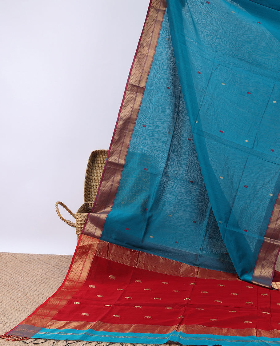 Shop Maheshwari Cotton Silk Saree Price - Best Deals Await!