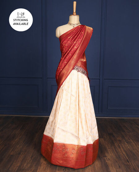 South Indian Half saree Designs || Kerala half Saree design - YouTube